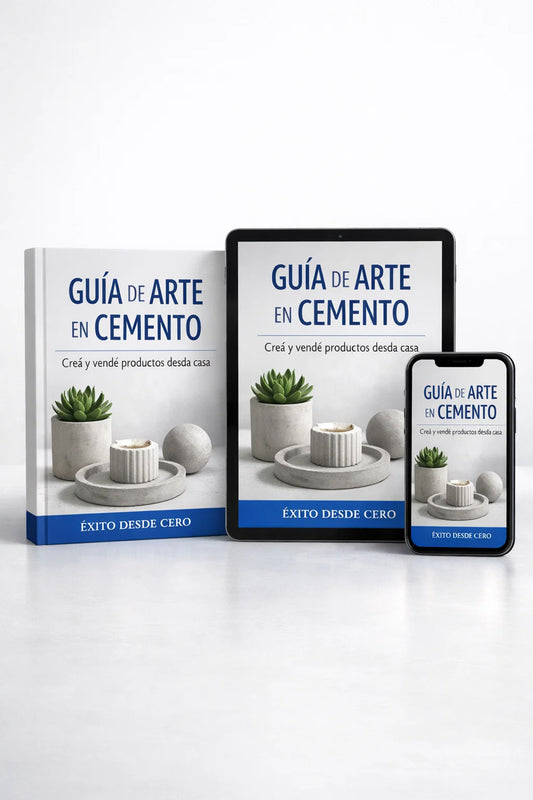 GUÍA PROFESIONAL "ARTE EN CEMENTO" + BONOS